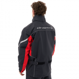 Куртка - дождевик EVO Man Black - Red (мембрана)