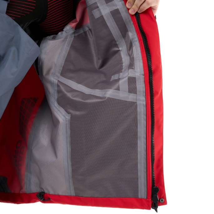 Мембранная куртка QUAD PRO Red - Grey