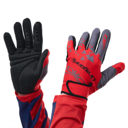 Перчатки DF CROSS Red - Grey