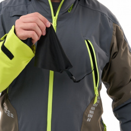Комбинезон EXTREME 2.0 Man Grey - Brown - Lime Утепленный (100)