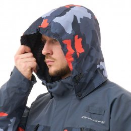Мембранная куртка QUAD 2.0 Man Grey - Orange Camo