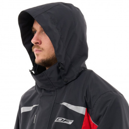 Куртка - дождевик EVO Man Black - Red (мембрана)
