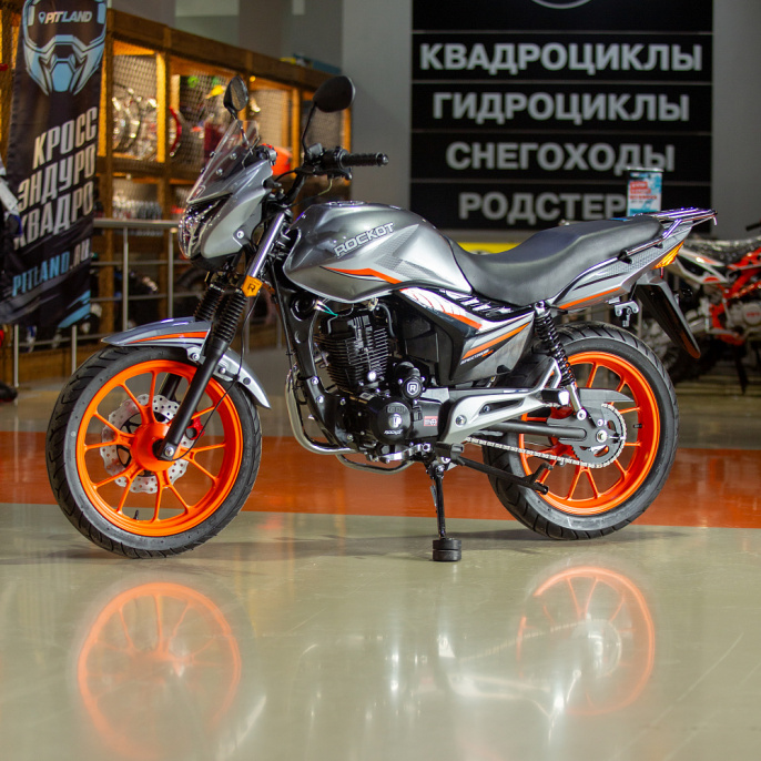 Мотоцикл дорожный ROCKOT SPECTRUM 2.0 (серый глянцевый)