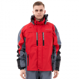 Мембранная куртка QUAD PRO Red - Grey