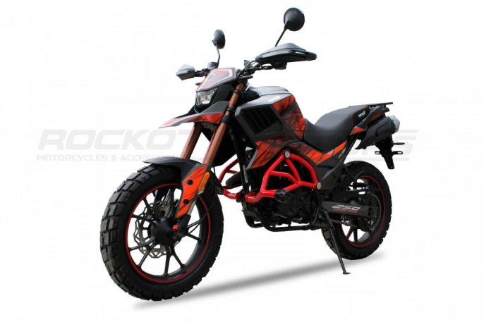 Мотоцикл турэндуро ROCKOT HOUND 250 LUX (оранжевый, ЭПТС)