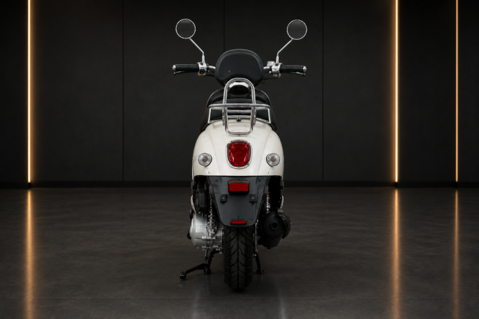 Скутер VMC Retro - 150cc (replika Yamaha Vino) с кофром