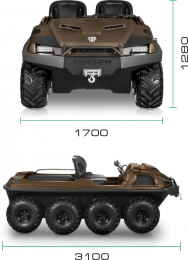 Вездеход TINGER Armor (колёсный)