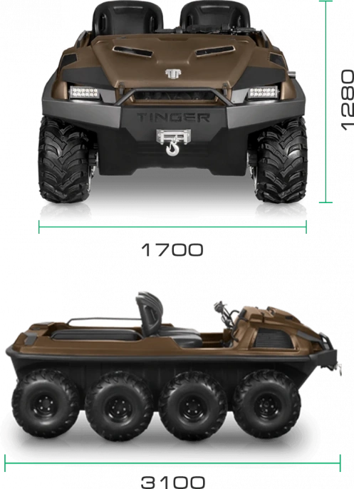 Вездеход TINGER Armor (колёсный)