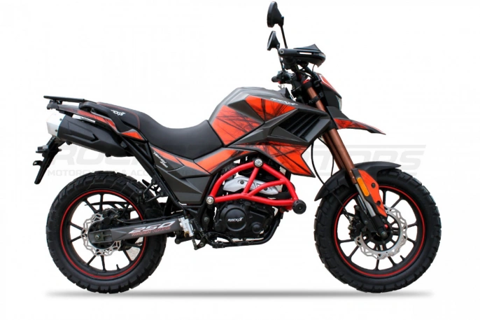 Мотоцикл турэндуро ROCKOT HOUND 250 LUX (оранжевый, ЭПТС)