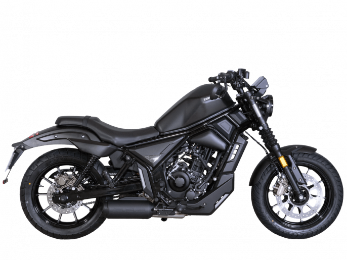 Мотоцикл ZONTES ZT200-C2 (4T ZT163ML EFI) 16/16 ПТС, черный