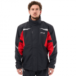 Куртка - дождевик EVO Man Black - Red (мембрана)