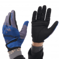 Перчатки DF CROSS Dark Blue - Grey