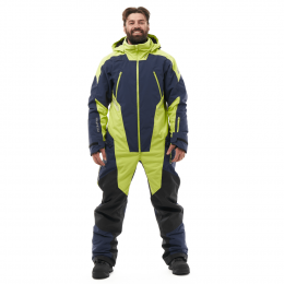 Комбинезон EXTREME 2.0 Man Dark Blue - Lime Утепленный (100)