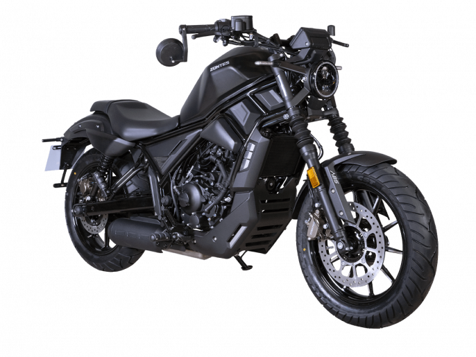 Мотоцикл ZONTES ZT200-C2 (4T ZT163ML EFI) 16/16 ПТС, черный