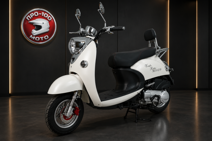 Скутер VMC Retro - 150cc (replika Yamaha Vino) с кофром