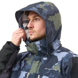 Мембранная куртка QUAD PRO Man Green Camo - Black