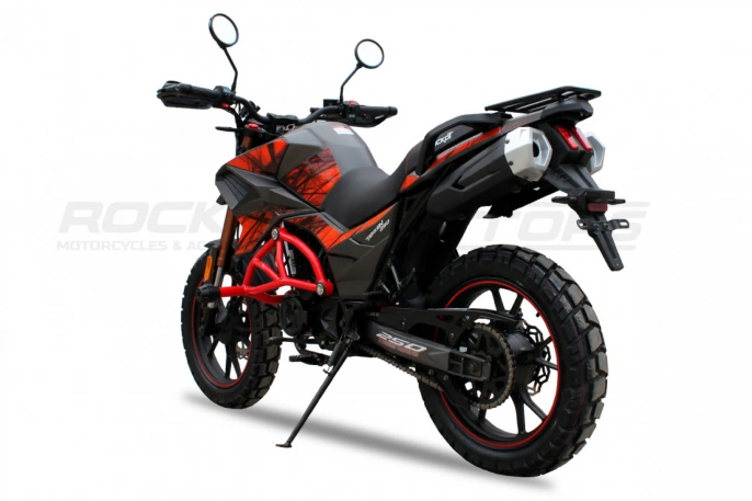 Мотоцикл турэндуро ROCKOT HOUND 250 LUX (оранжевый, ЭПТС)