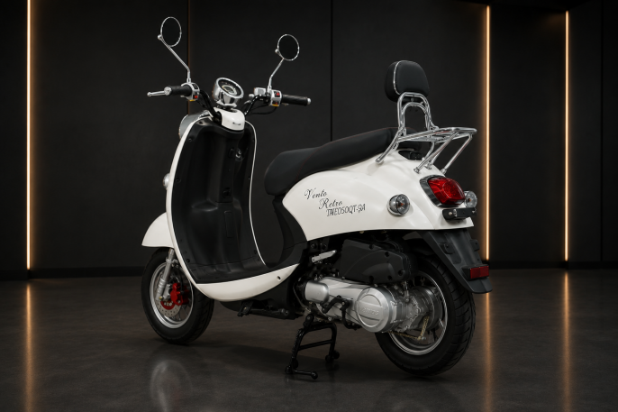 Скутер VMC Retro - 150cc (replika Yamaha Vino) с кофром