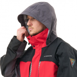 Мембранная куртка QUAD PRO Man Red - Black - Grey